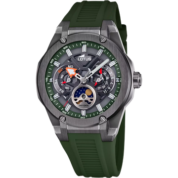 Lotus Vortex Grey Dial Moonphase Men’s Watch | 18946/5